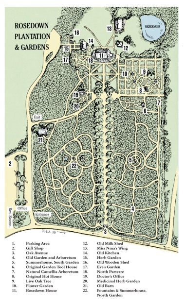 rosedown-plantation-map